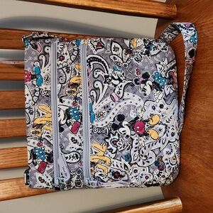 EUC - Vera Bradley Disney Triple Zip Hipster Crossbody Purse